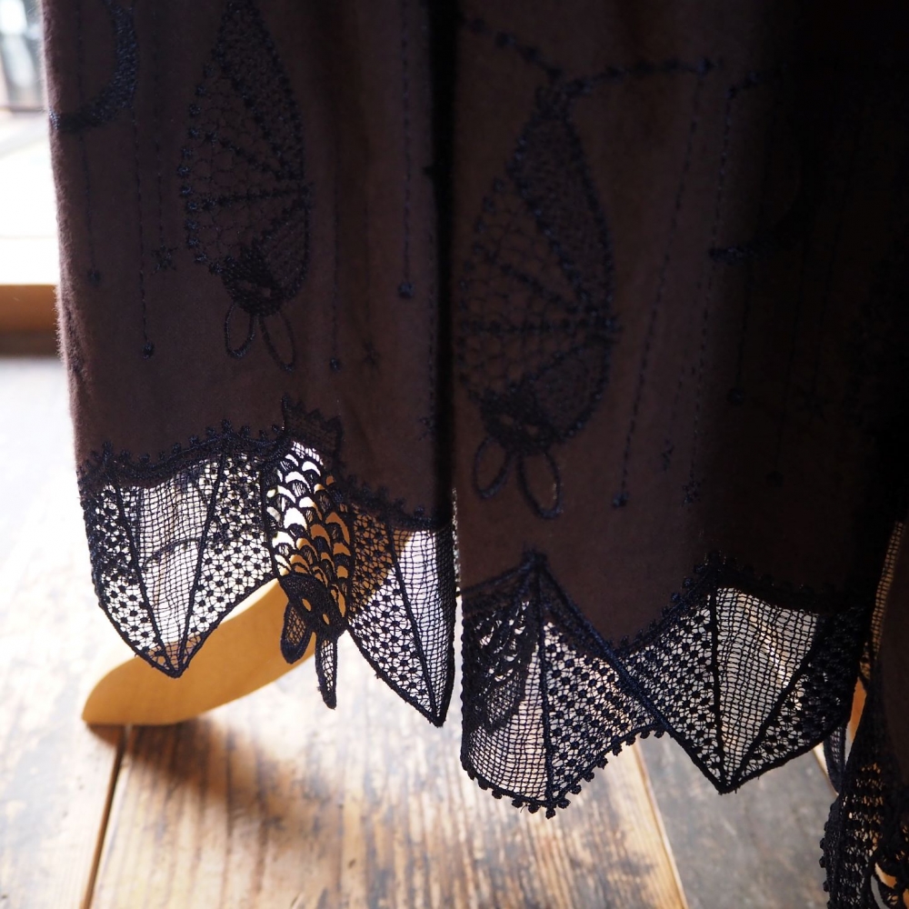 marble SUD Bat Lace ティアードSkirt / RANA+Fuku Online Shop